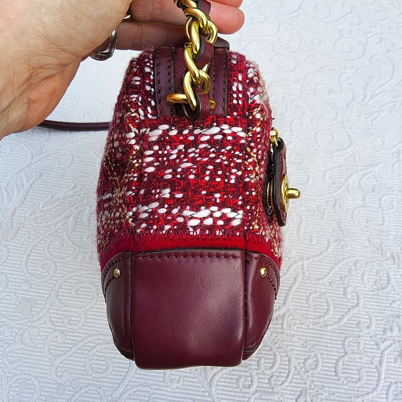 Coach Poppy Quilted Boucle Flight Bag - Perfect Condition - Picture 5 of 14